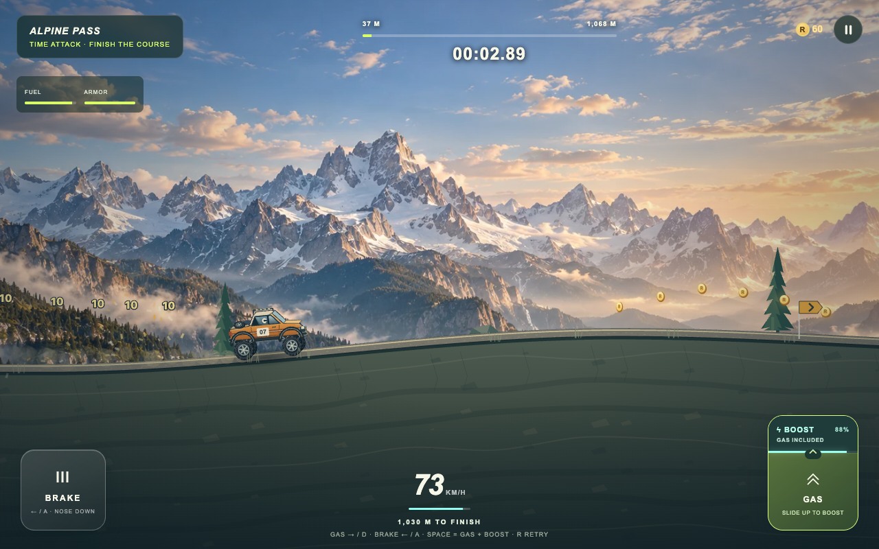 RIDGELINE offroad driving on Alpine Pass